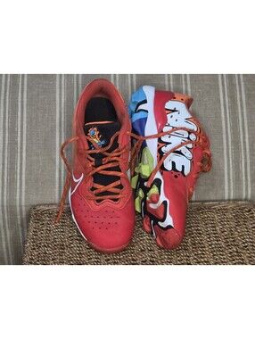 Nike Alpha Huarache 4 Keystone 'Hyper Crimson' youth baseball cleats 4Y